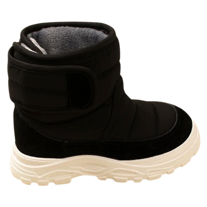 Bota Coturno Infantil Peluciada Velcro