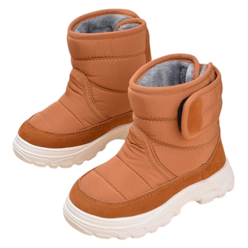 Bota Coturno Infantil Peluciada Velcro