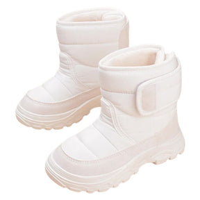 Bota Coturno Infantil Peluciada Velcro