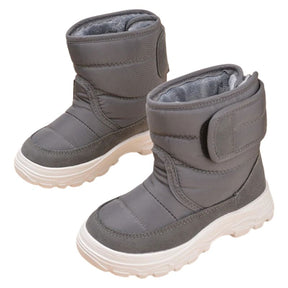 Bota Coturno Infantil Peluciada Velcro