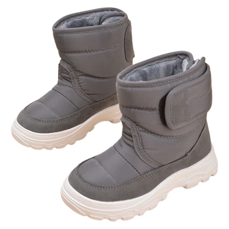 Bota Coturno Infantil Peluciada Velcro