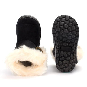 Bota Pelúcia de Inverno Infantil - Pantufinha Revestida de Lã