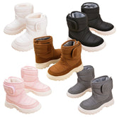 Bota Coturno Infantil Peluciada Velcro
