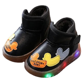 Botinha Infantil Com Luz LED Patinho