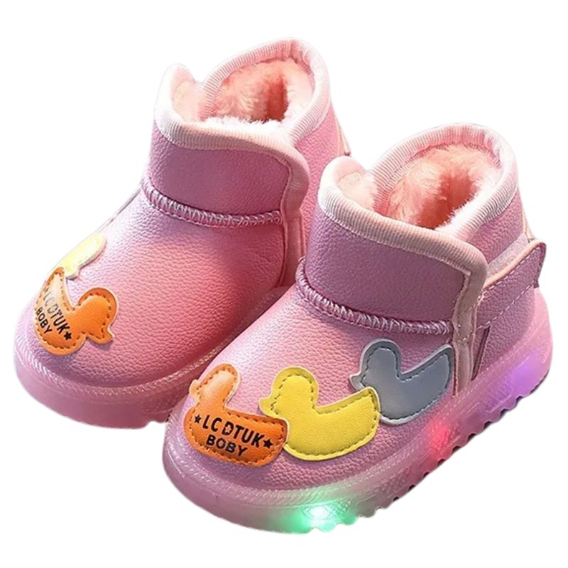 Botinha Infantil Com Luz LED Patinho
