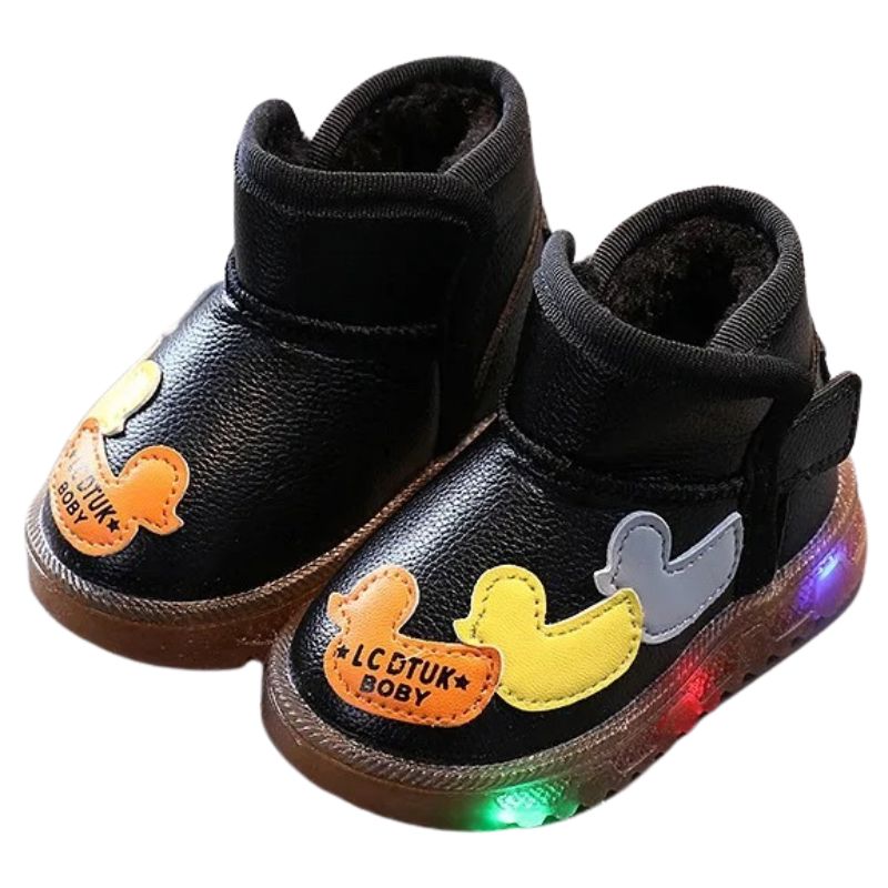 Botinha Infantil Com Luz LED Patinho