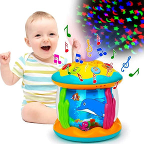 Brinquedo Aquário Musical Projetor de Luz Bambino