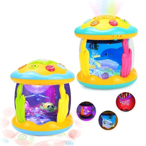 Brinquedo Aquário Musical Projetor de Luz Bambino