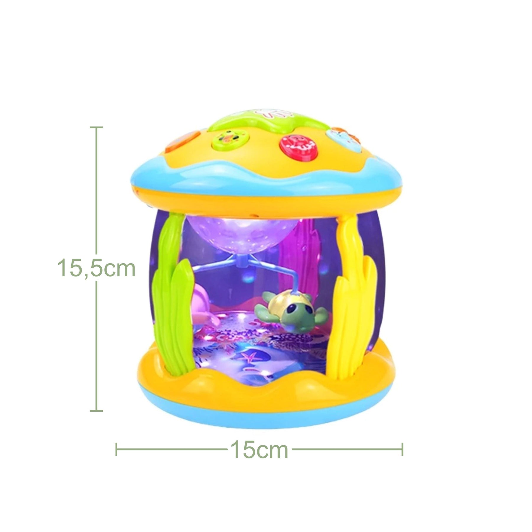Brinquedo Aquário Musical Projetor de Luz Bambino