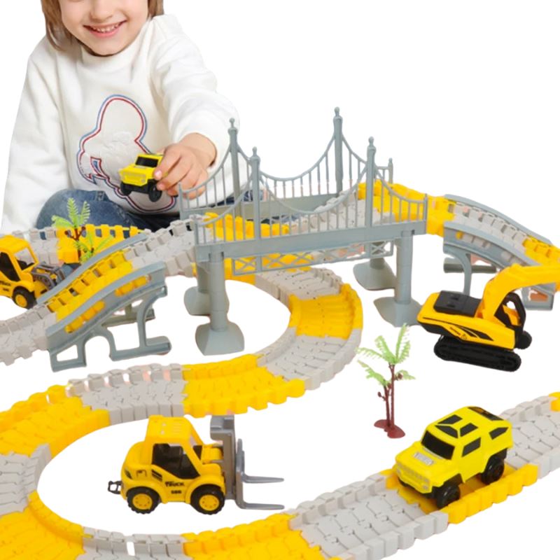 Brinquedo de Construção de Estradas Infantil Bambino