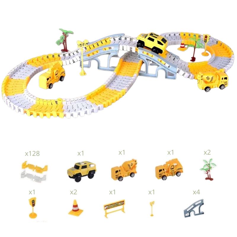 Brinquedo de Construção de Estradas Infantil Bambino