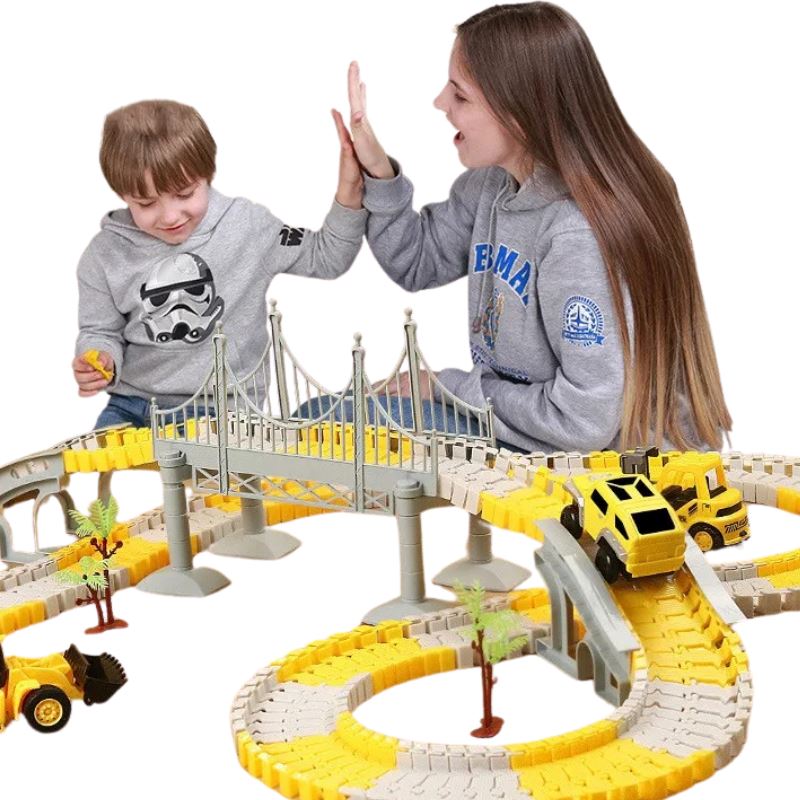 Brinquedo de Construção de Estradas Infantil Bambino
