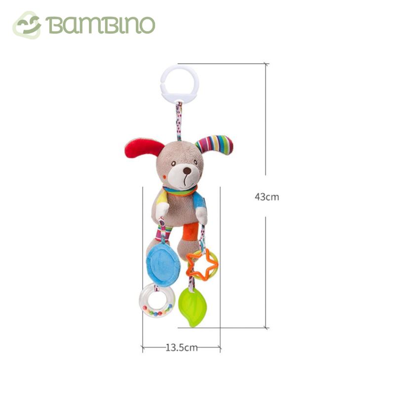 Chocalho Primeiro Toque para Carrinho de Bebê Bambino
