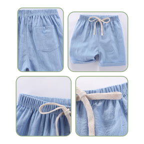 Calção Infantil Minimalista - Conforto e Estilo para Meninos no Verão
