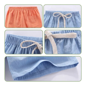 Calção Infantil Minimalista - Conforto e Estilo para Meninos no Verão