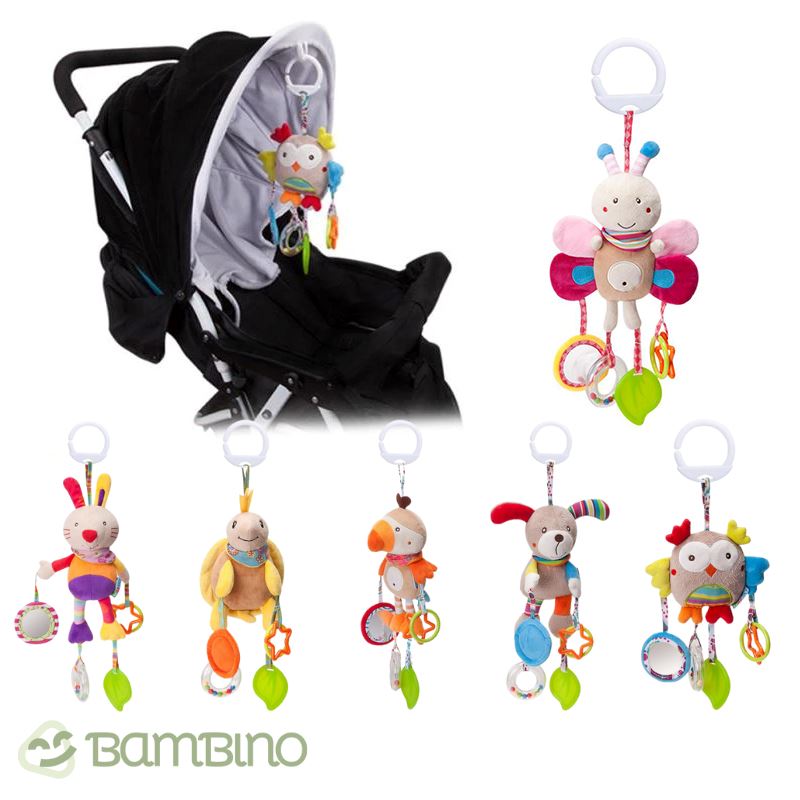 Chocalho Primeiro Toque para Carrinho de Bebê Bambino