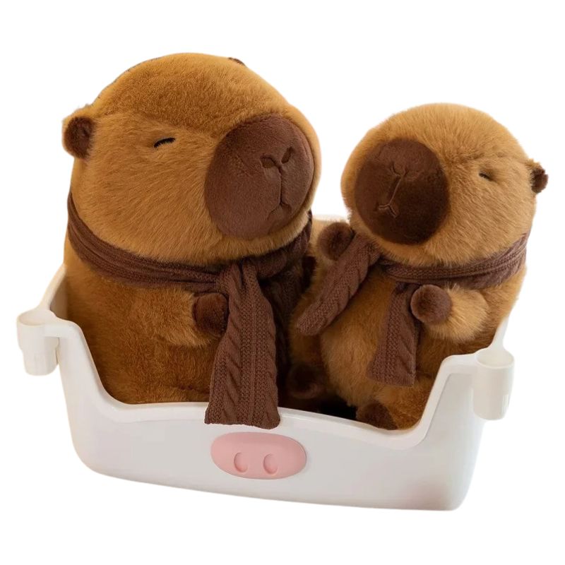 Capivara de Pelúcia com Cachecol