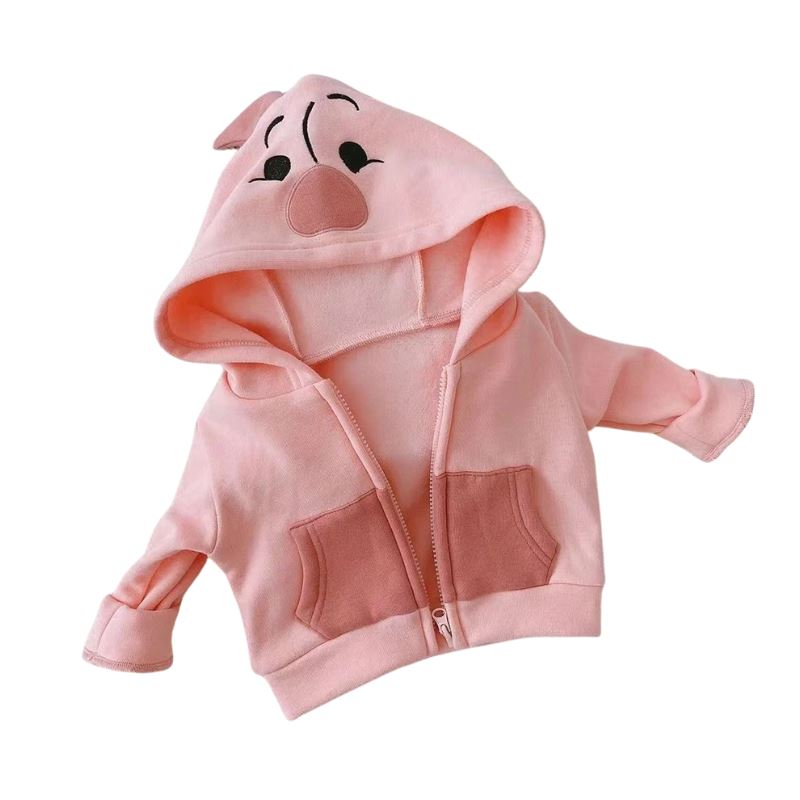 Casaco Infantil Ursinho Pooh com Capuz