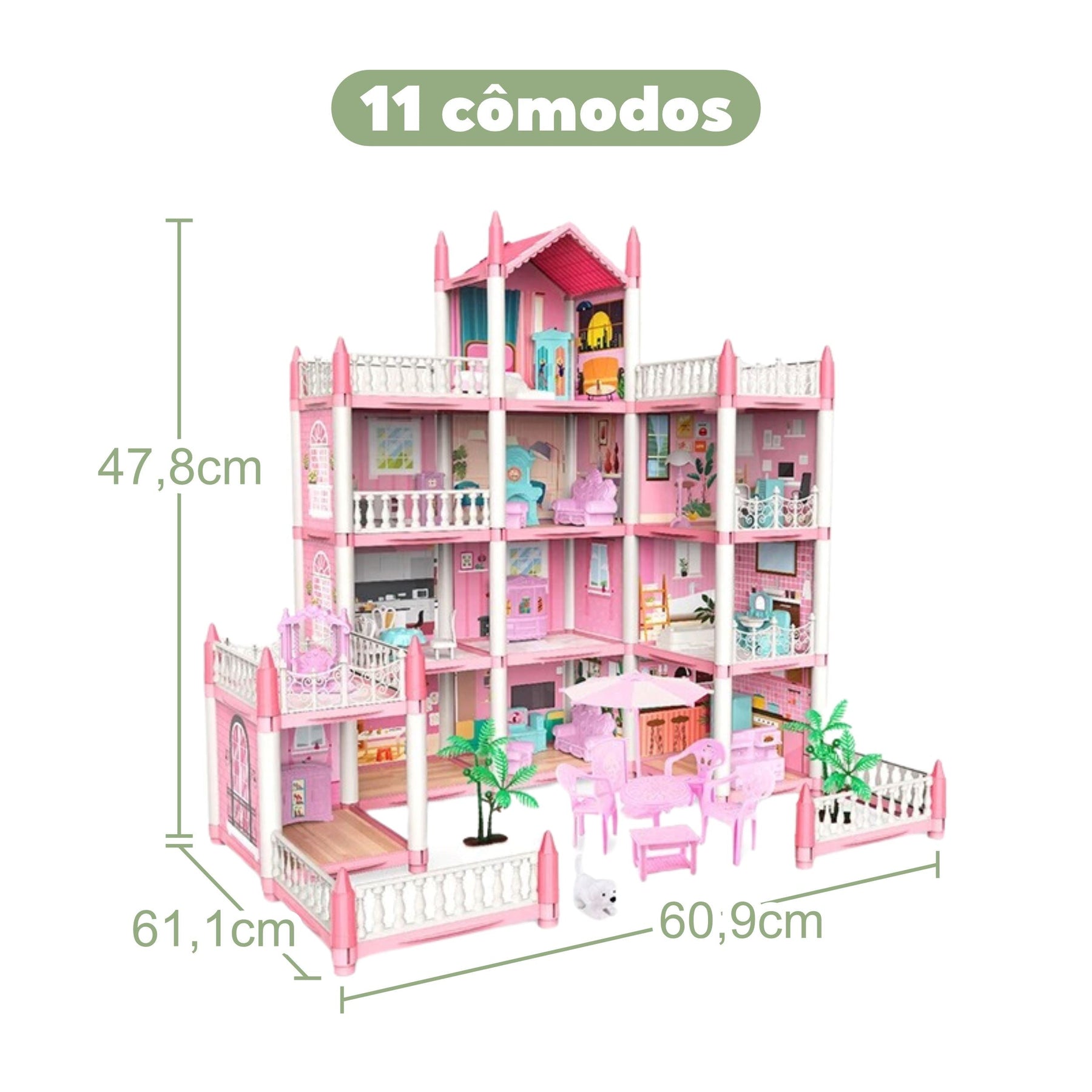 Casinha de Boneca Infantil Bambino