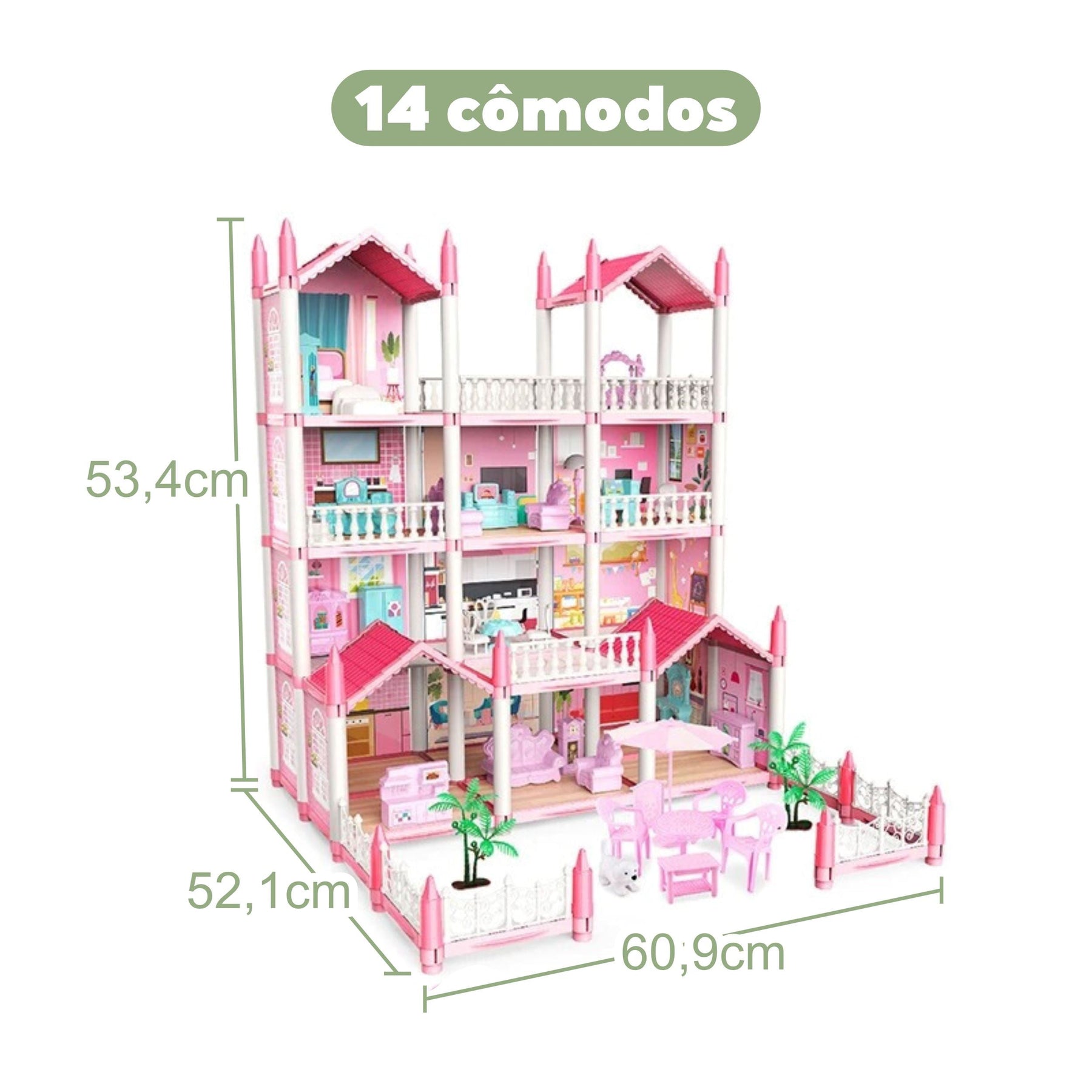 Casinha de Boneca Infantil Bambino