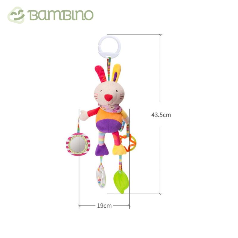 Chocalho Primeiro Toque para Carrinho de Bebê Bambino