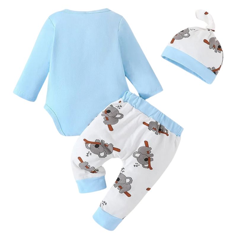 Conjunto 3 Peças para Bebê Personalizado Coala