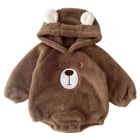 Conjunto Bebê Macacão e Body de Ursinho