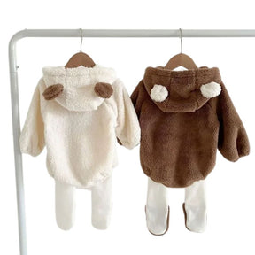 Conjunto Bebê Macacão e Body de Ursinho