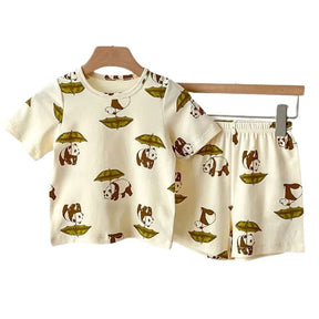Conjunto Infantil Unissex com Estampa de Animais