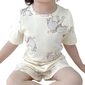 Conjunto Infantil Unissex com Estampa de Animais