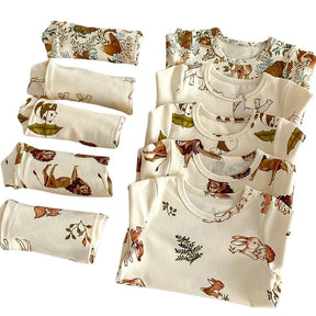 Conjunto Infantil Unissex com Estampa de Animais