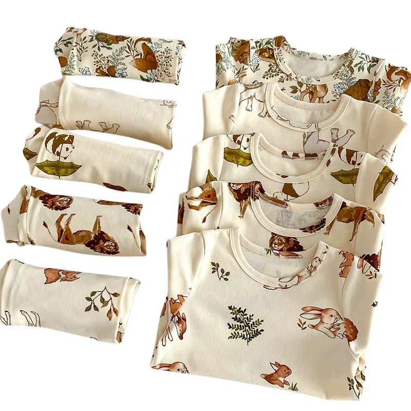 Conjunto Infantil Unissex com Estampa de Animais