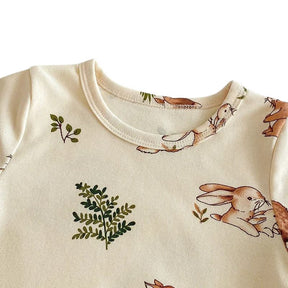 Conjunto Infantil Unissex com Estampa de Animais