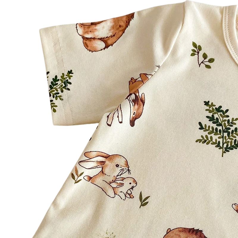 Conjunto Infantil Unissex com Estampa de Animais
