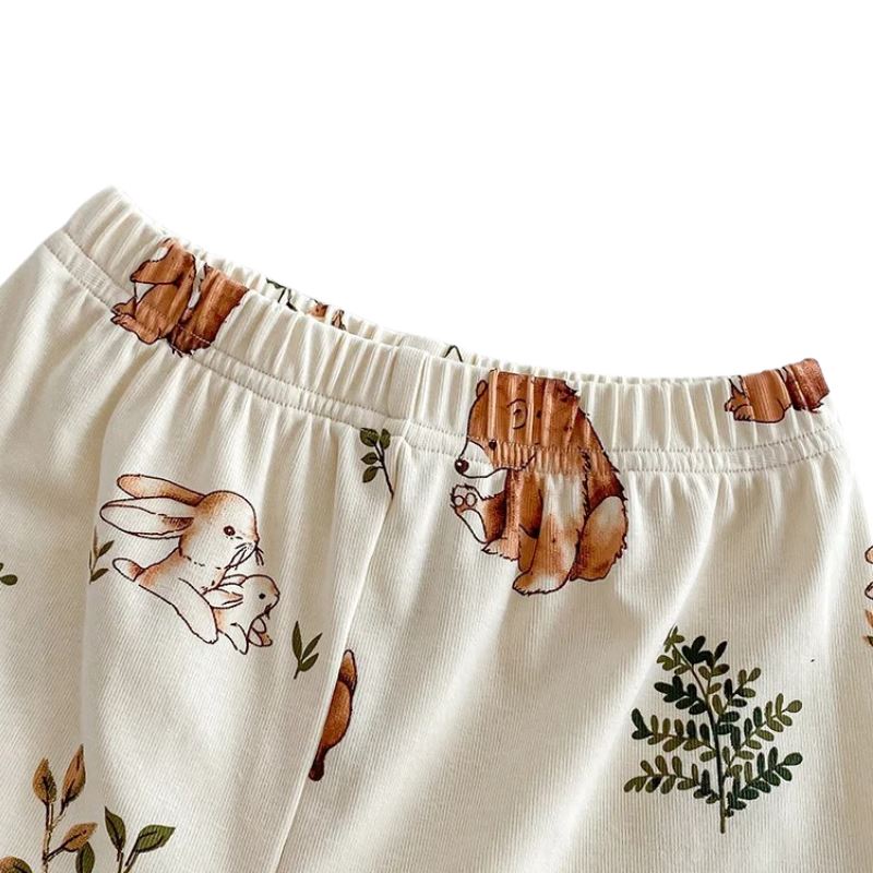 Conjunto Infantil Unissex com Estampa de Animais