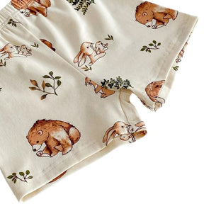 Conjunto Infantil Unissex com Estampa de Animais