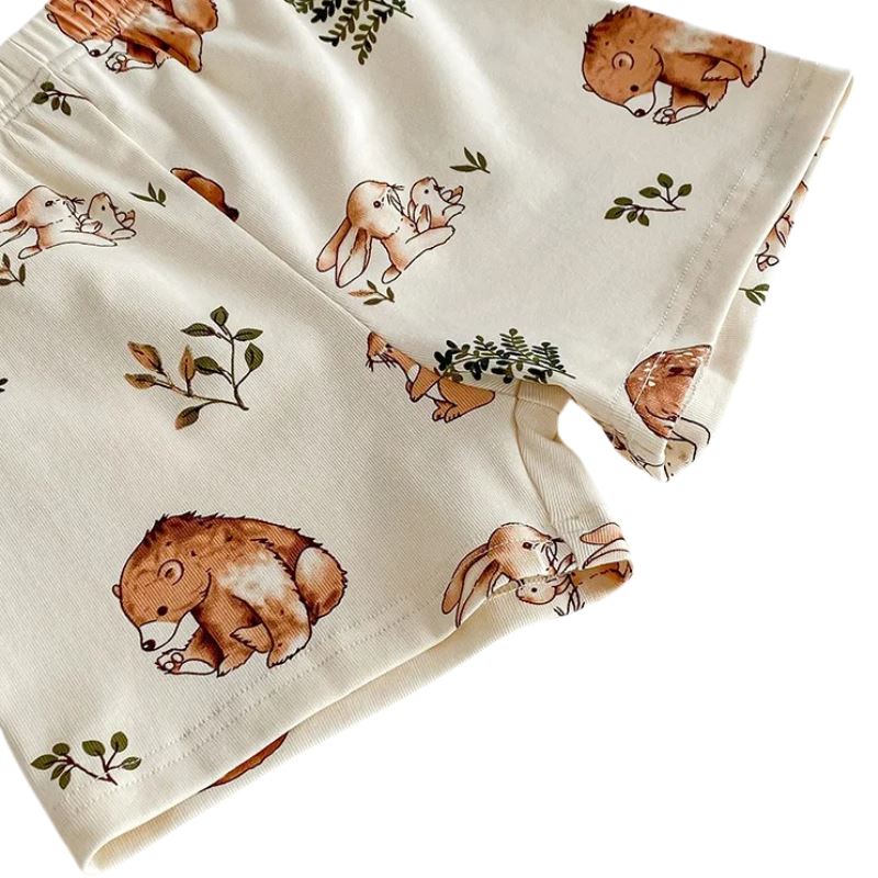 Conjunto Infantil Unissex com Estampa de Animais