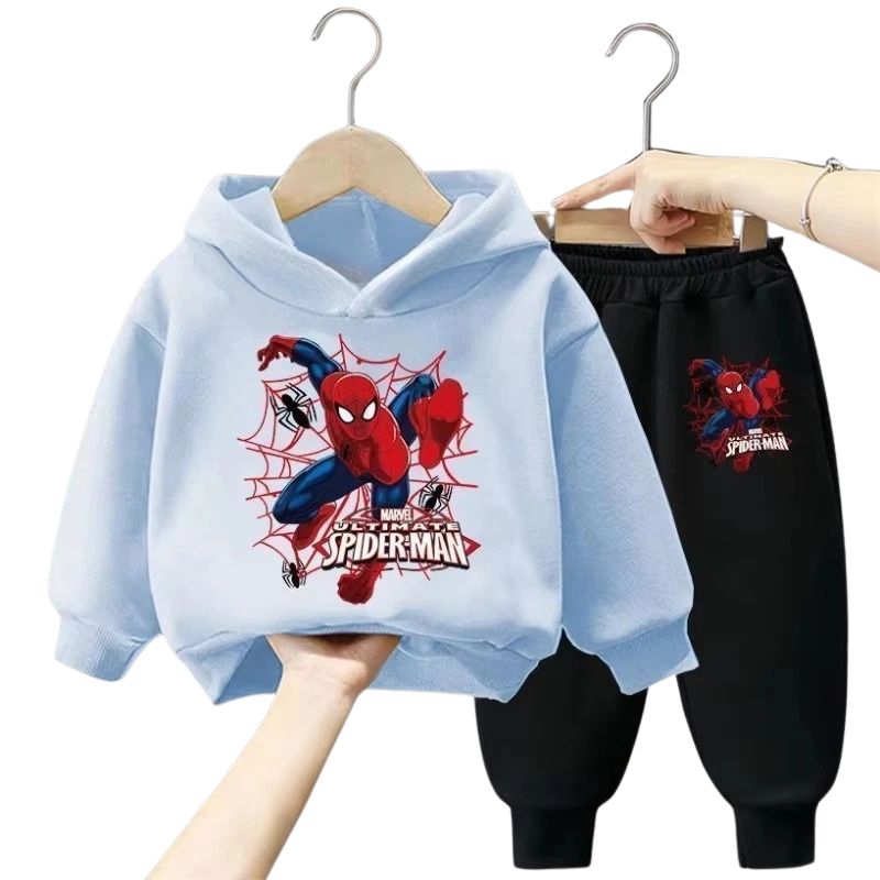 Conjunto Moletom Infantil Homem-Aranha com Capuz