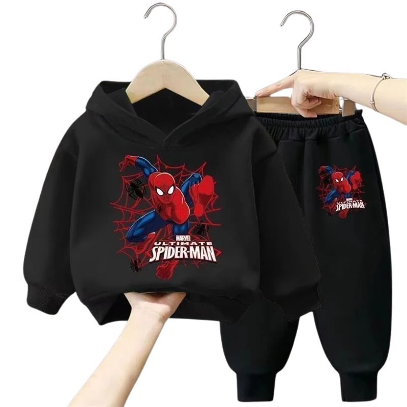Conjunto Moletom Infantil Homem-Aranha com Capuz