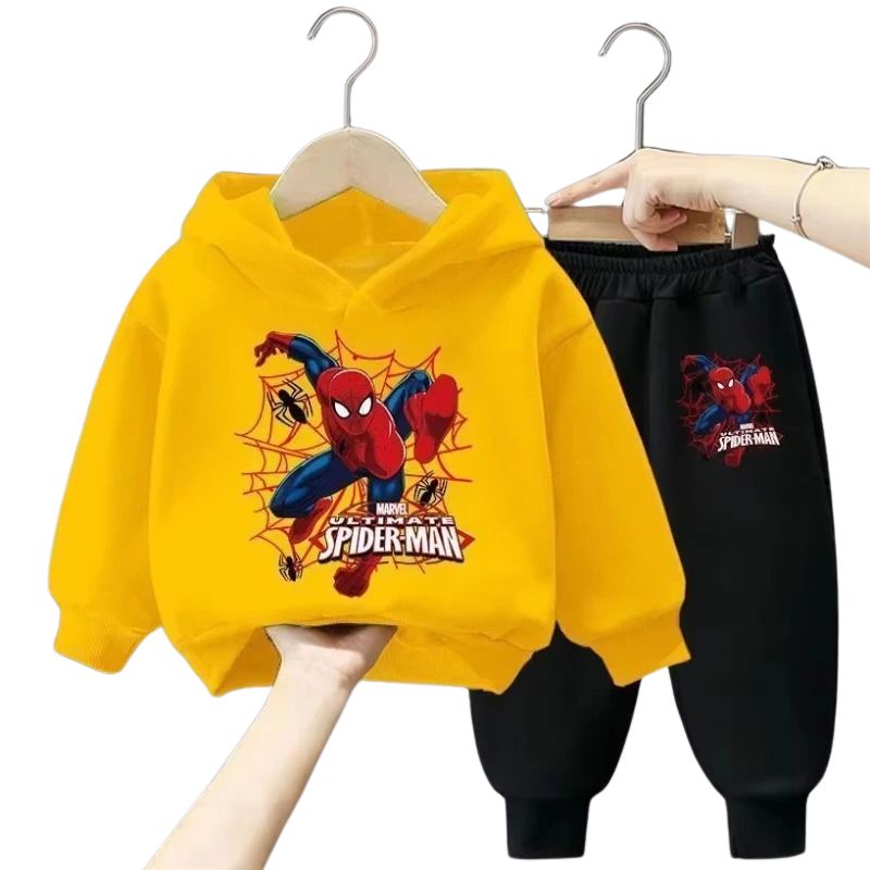 Conjunto Moletom Infantil Homem-Aranha com Capuz