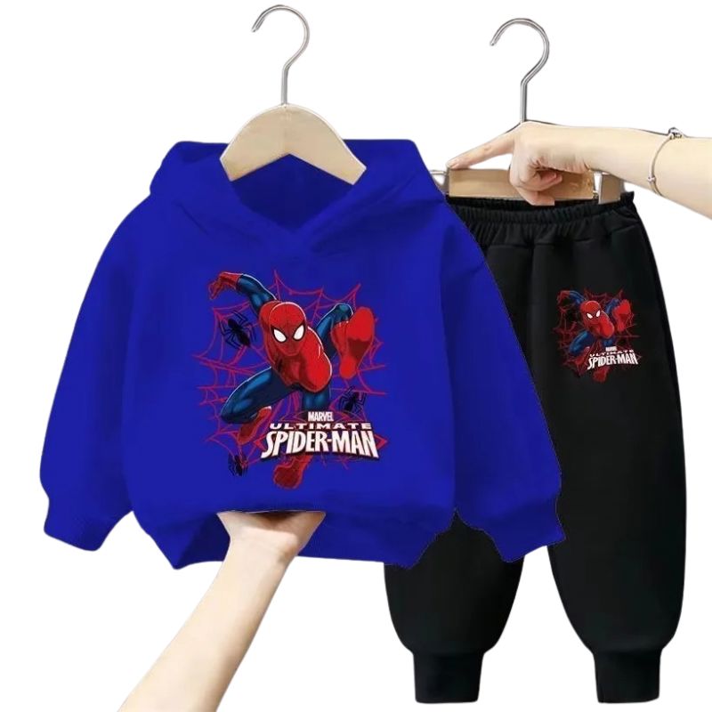 Conjunto Moletom Infantil Homem-Aranha com Capuz