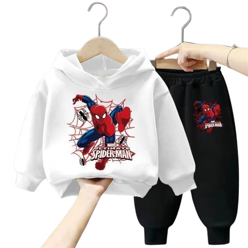 Conjunto Moletom Infantil Homem-Aranha com Capuz