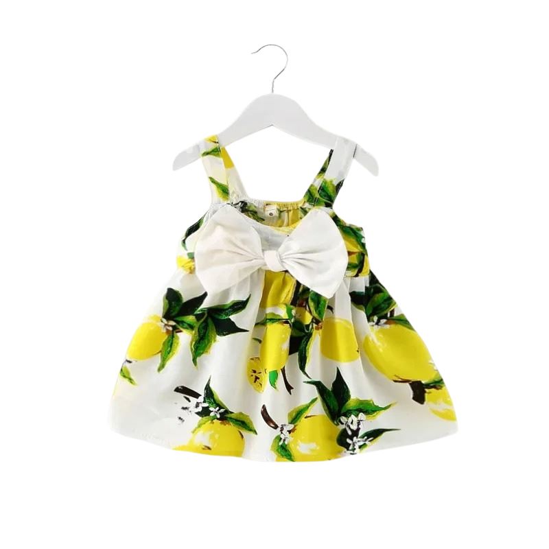 Vestido Princesa sem Mangas - Bebês de 0 a 2 Anos