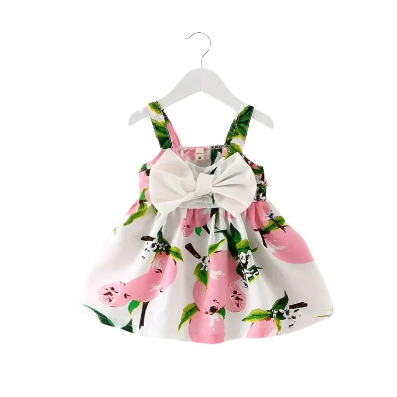 Vestido Princesa sem Mangas - Bebês de 0 a 2 Anos