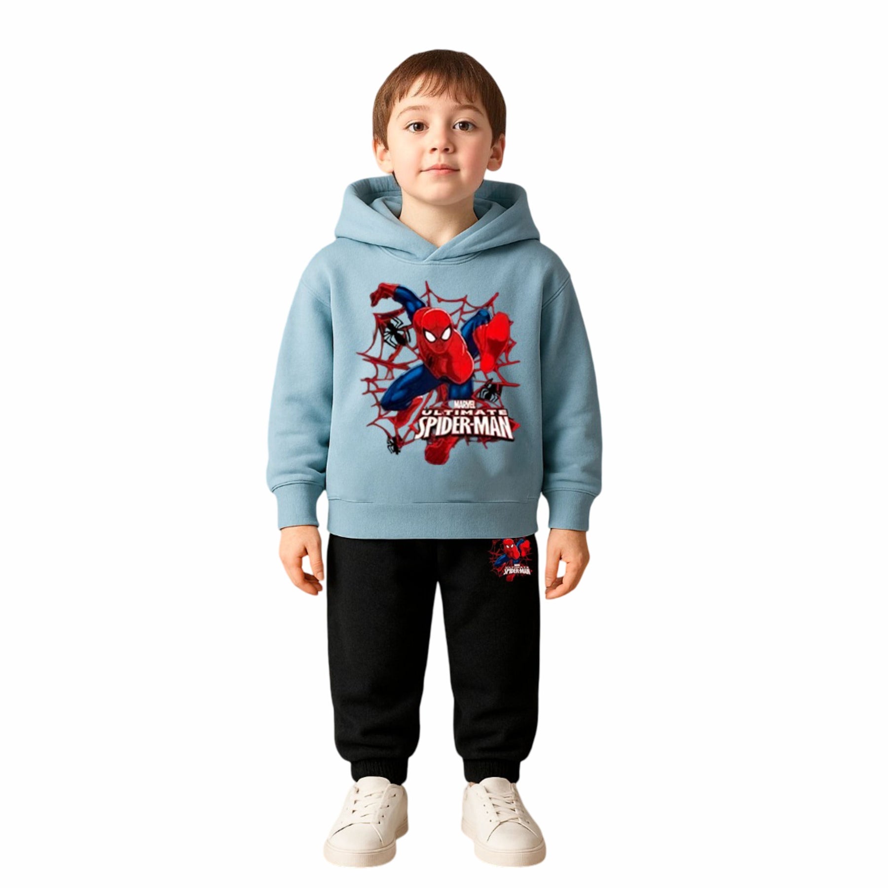 Conjunto Moletom Infantil Homem-Aranha com Capuz