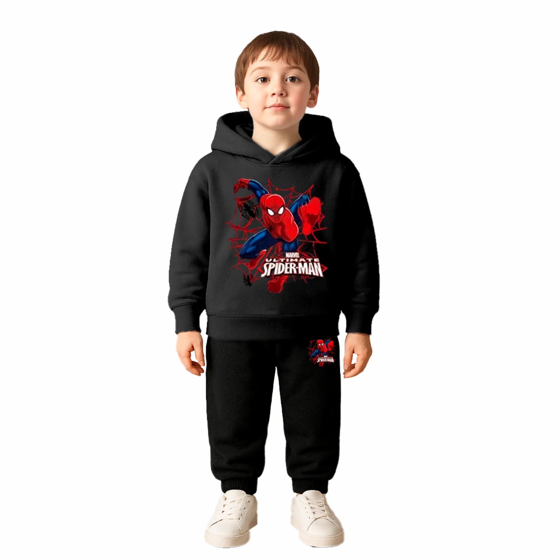 Conjunto Moletom Infantil Homem-Aranha com Capuz