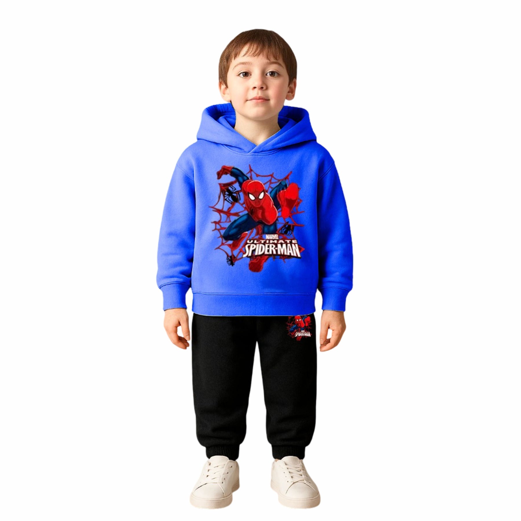 Conjunto Moletom Infantil Homem-Aranha com Capuz