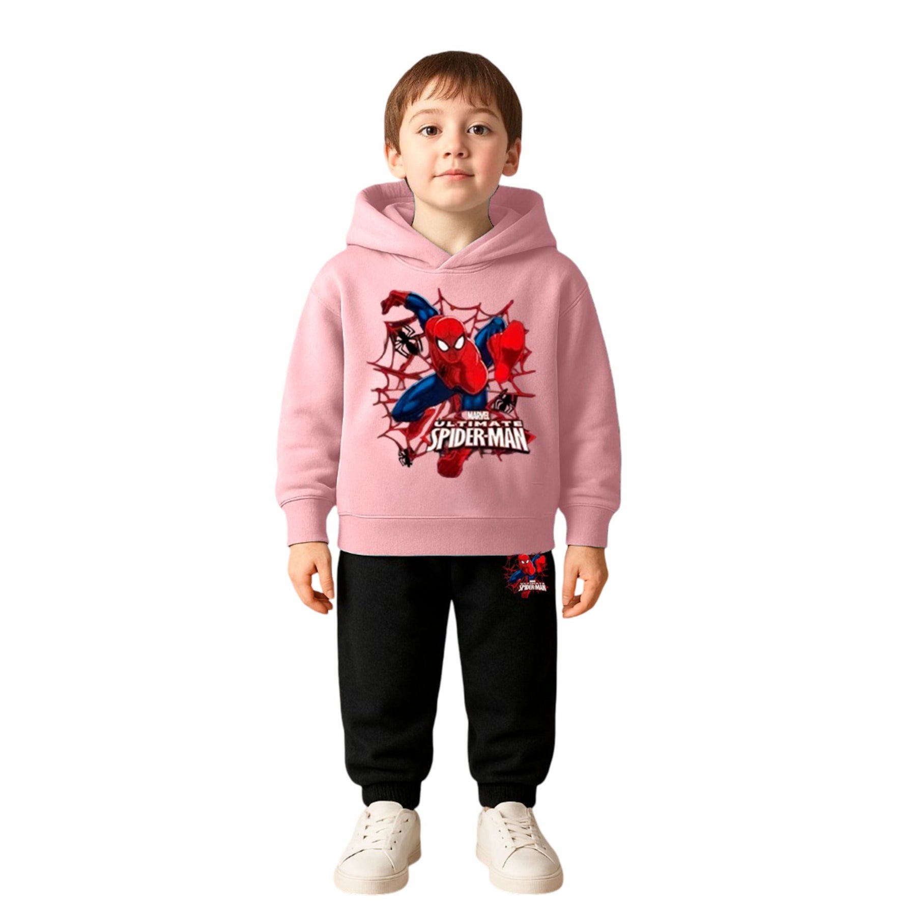 Conjunto Moletom Infantil Homem-Aranha com Capuz