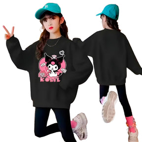 Conjunto Moletom Infantil Kuromi