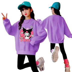 Conjunto Moletom Infantil Kuromi